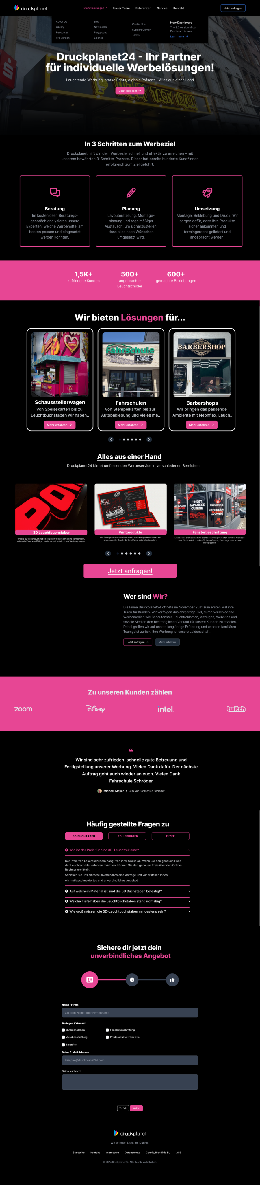 Druck Planet 24 redesign