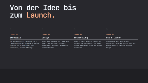 Webdesign & SEO-Landing
